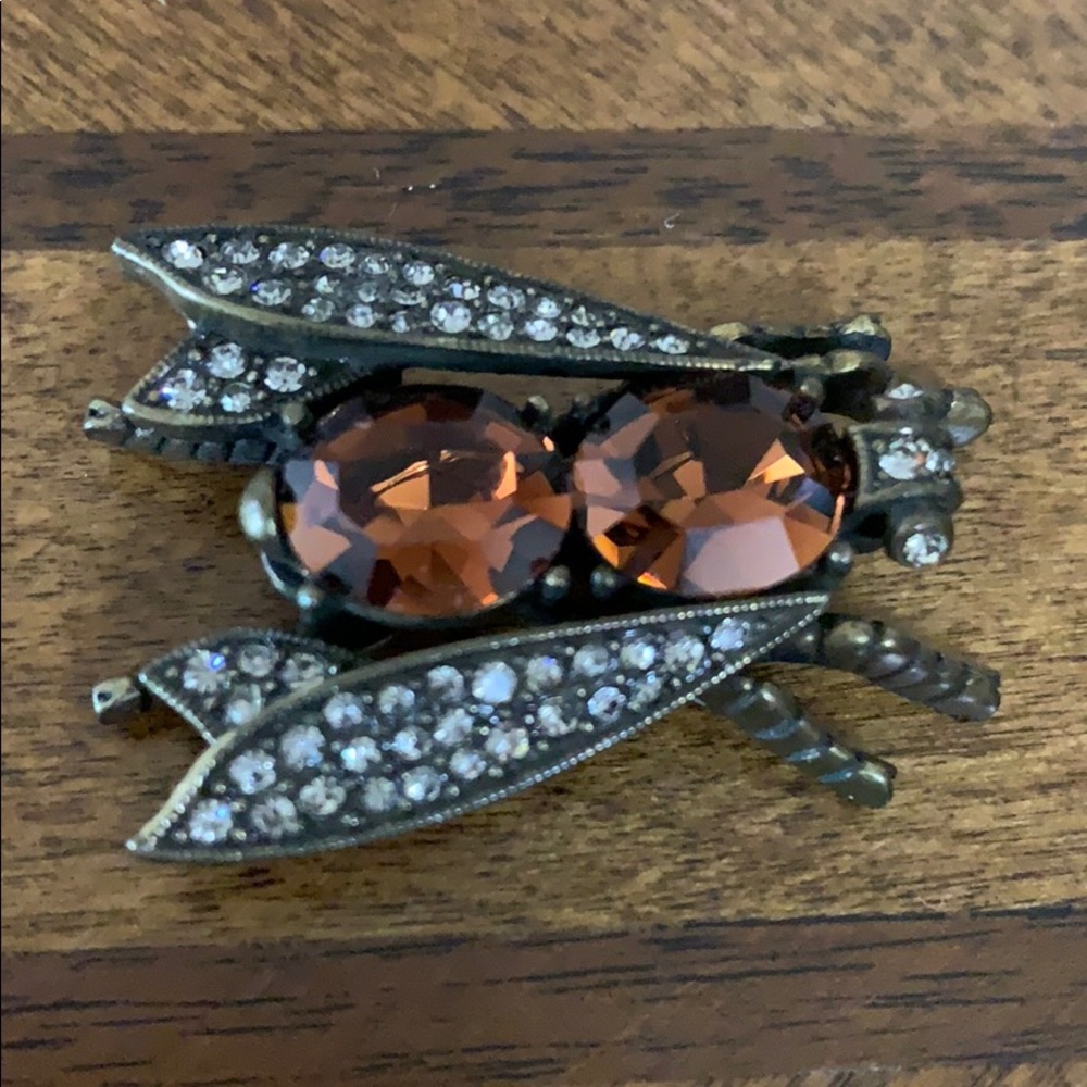 #Vintage Brass UTC CHINA Brooch